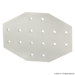 16 Hole Cross Flat Plate