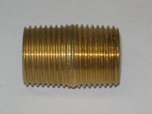 Brass Close Nipple Fitting - 112F
