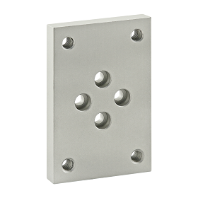 10 Series Flange Mount Caster Base Plate - 2419