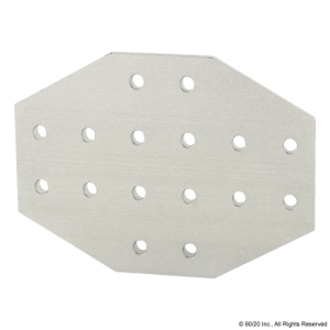 16 Hole Cross Flat Plate - 4170