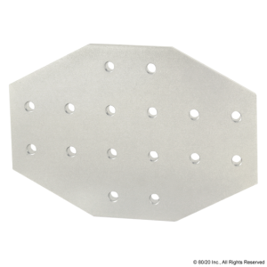 16 Hole Cross Flat Plate - 4370