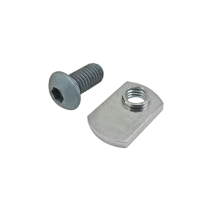 Bolt Assembly: Blue BHSCS with Slide-In Economy T-Nut - 75-3422