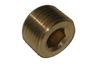 Brass Countersunk Plug Fitting - 109UE